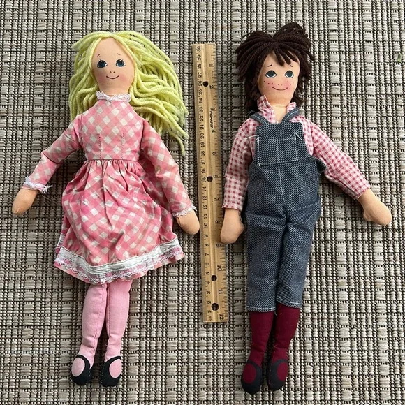 Vintage Collectible Milton Bradley Country Cousins Dolls Set - Picture 4 of 12
